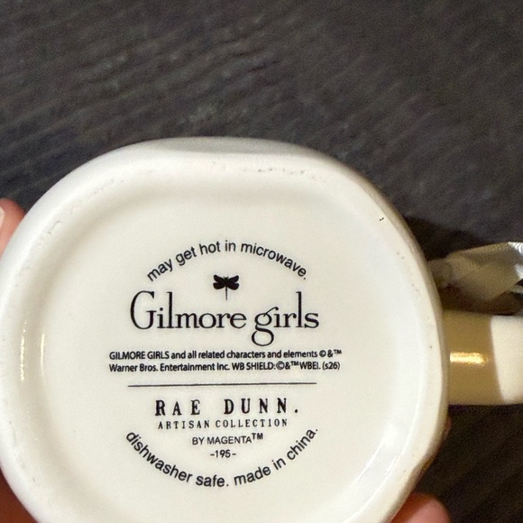 Rae Dunn x Gilmore Girls COFFEE COFFEE COFFEE Double-sided Mug NWT - Picture 8 of 8